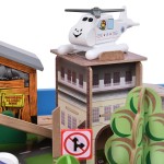 Set trenulete cu masuta si accesorii - Oraselul Sodor - 108 piese